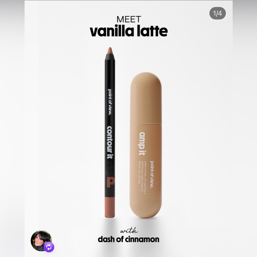 POINT OF VIEW LIP KITS VANILLA LATTE